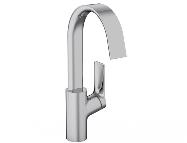 Купить купить смеситель для раковины с поворотным изливом без сливного гарнитура, vivenis hansgrohe, 75032000 цвет: хром