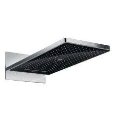 Верхний душ с настенным креплением скрытого монтажа, Rainmaker Select Hansgrohe, 24001600 цвет: черный