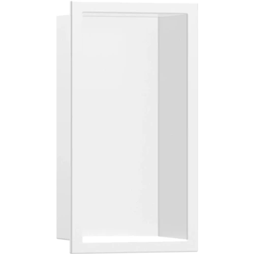 Купить купить настенный короб с интегрированной рамой, 30х15х10 см, xtrastoris original hansgrohe, 56057700 цвет: белый
