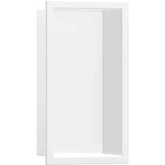 Настенный короб с интегрированной рамой, 30х15х10 см, XtraStoris Original Hansgrohe, 56057700 цвет: белый