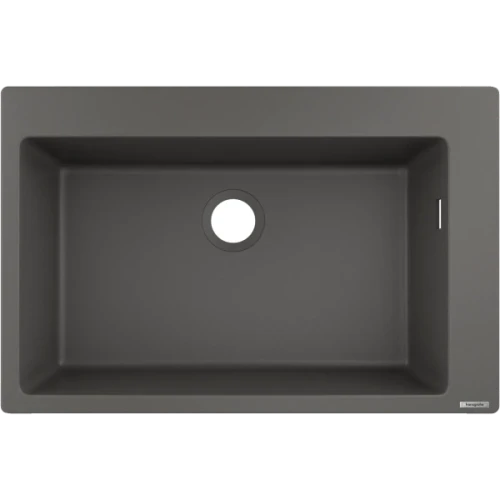 Купить купить раковина для кухни, врезная, s51 hansgrohe, 43313290 цвет: серый