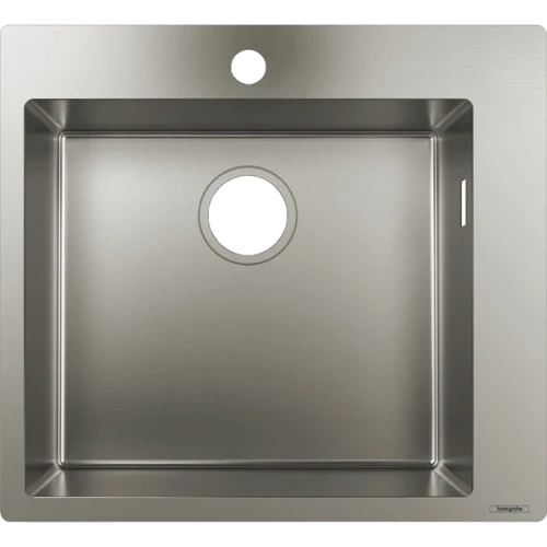 Купить купить раковина для кухни, врезная, s71 hansgrohe, 43301800 цвет: нержавеющая сталь
