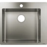 Купить купить раковина для кухни, врезная, s71 hansgrohe, 43301800 цвет: нержавеющая сталь