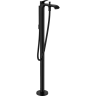Купить купить смеситель для ванны напольного монтажа, vivenis hansgrohe, 75445670 цвет: черный
