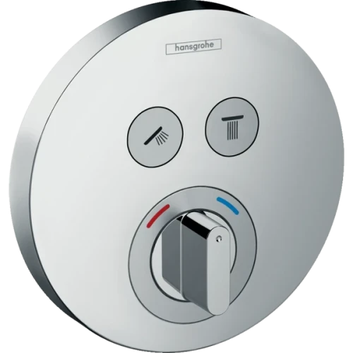 Купить купить смеситель для душа скрытого монтажа на 2 потребителя, showerselect s hansgrohe, 15748000 цвет: хром