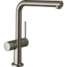 Купить купить смеситель для кухни, с запорным вентилем, talis m54 hansgrohe, 72827800 цвет: нержавеющая сталь