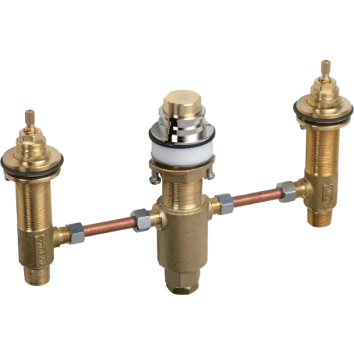 Купить купить встраиваемая часть двухвентильного смесителя на край ванны на 3 отверстия, hansgrohe арт. 13233180