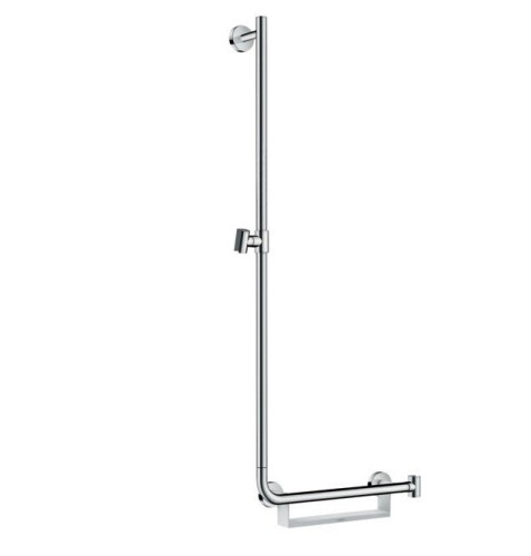 Купить купить душевая штанга comfort 110 см, левосторонняя, unica hansgrohe, 26403400 цвет: хром