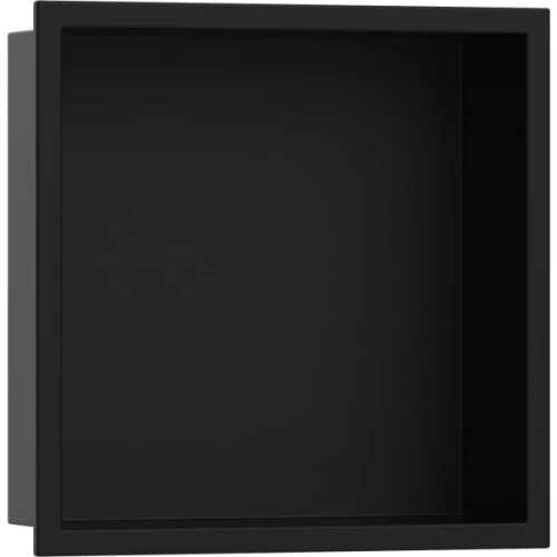 Купить купить настенный короб с интегрированной рамой, 30х30х10 см, xtrastoris original hansgrohe, 56061670 цвет: черный