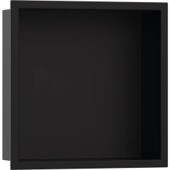 Настенный короб с интегрированной рамой, 30х30х10 см, XtraStoris Original Hansgrohe, 56061670 цвет: черный