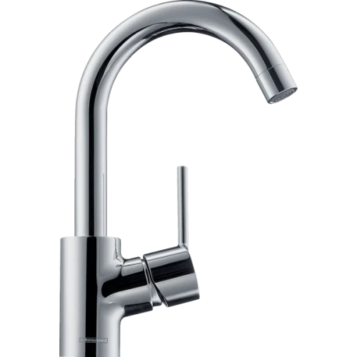 Купить купить смеситель для раковины с поворотным изливом и сливным гарнитуром, talis s hansgrohe, 32070000 цвет: хром