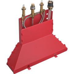 Встраиваемая часть двухвентильного смесителя на край ванны на 4 отверстия Secubox, Hansgrohe арт. 13444180