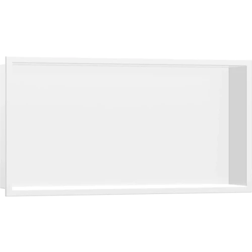 Купить купить настенный короб с интегрированной рамой, 30х60х10 см, xtrastoris original hansgrohe, 56064700 цвет: белый