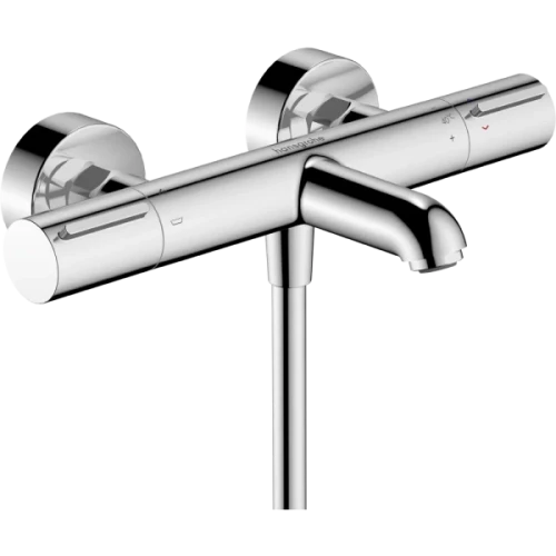 Купить купить смеситель для ванны с термостатом element, ecostat hansgrohe, 13347000 цвет: хром