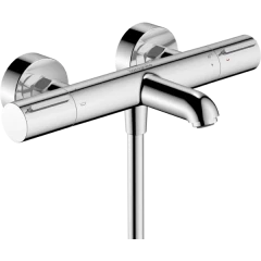 Смеситель для ванны с термостатом Element, Ecostat Hansgrohe, 13347000 цвет: хром