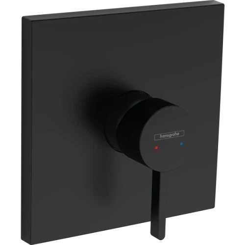 Купить купить смеситель для душа скрытого монтажа, finoris hansgrohe, 76615670 цвет: черный