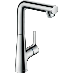 Смеситель для раковины с поворотным изливом и сливным гарнитуром, Talis S Hansgrohe, 72105000 цвет: хром