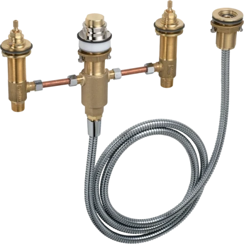 Купить купить встраиваемая часть двухвентильного смесителя на край ванны на 4 отверстия, hansgrohe арт. 13244180