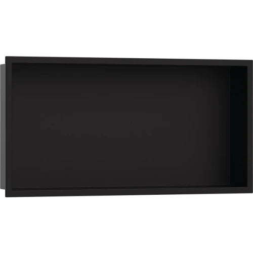 Купить купить настенный короб с интегрированной рамой, 30х60х10 см, xtrastoris original hansgrohe, 56064670 цвет: черный