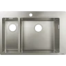 Купить купить раковина для кухни, врезная, с двумя чашами 180/450, s71 hansgrohe, 43309800 цвет: нержавеющая сталь