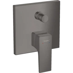 Смеситель для ванны скрытого монтажа, со встроенной защитной комбинацией, Metropol Hansgrohe, 32546340 цвет: черный