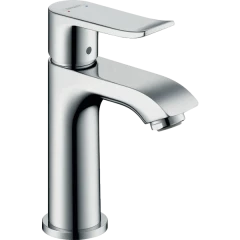 Смеситель для раковины без сливного гарнитура, Metris Hansgrohe, 31186000 цвет: хром
