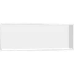 Настенный короб с интегрированной рамой, 30х90х10 см, XtraStoris Original Hansgrohe, 56067700 цвет: белый