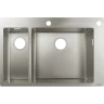Купить купить раковина для кухни, врезная, с двумя чашами 180/450, s71 hansgrohe, 43310800 цвет: нержавеющая сталь