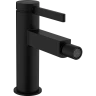 Купить купить смеситель для биде со сливным клапаном push-open, finoris hansgrohe, 76200670 цвет: черный