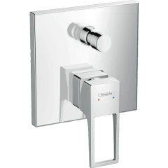 Смеситель для ванны скрытого монтажа, со встроенной защитной комбинацией, Metropol Hansgrohe, 74546000 цвет: хром