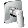 Купить купить смеситель для душа скрытого монтажа, logis hansgrohe, 71604000 цвет: хром