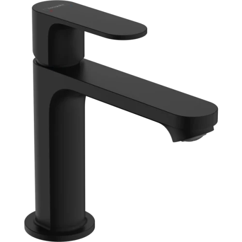 Купить купить смеситель для раковины со сливным гарнитуром, rebris s hansgrohe, 72517670 цвет: черный