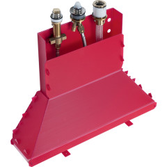 Встраиваемая часть однорычажного смесителя на край ванны на 3 отверстия Secubox, Hansgrohe арт. 13437180