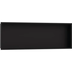 Настенный короб с интегрированной рамой, 30х90х10 см, XtraStoris Original Hansgrohe, 56067670 цвет: черный