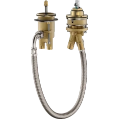 Встраиваемая часть смесителя на край ванны на 2 отверстия, Metropol Hansgrohe арт. 13159180