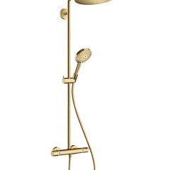 Душевая система с термостатом, Croma Select S Hansgrohe, 26890990 цвет: золото