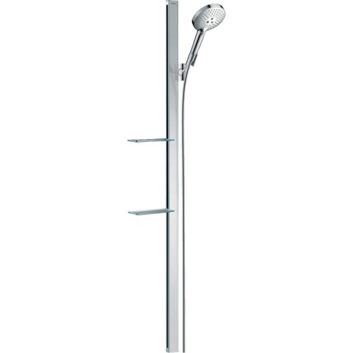 Купить купить душевой гарнитур со штангой 150 и мыльницей, raindance select s hansgrohe, 27646000 цвет: хром