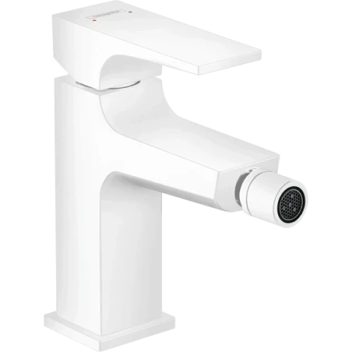 Купить купить смеситель для биде со сливным клапаном push-open, metropol hansgrohe, 32520700 цвет: белый