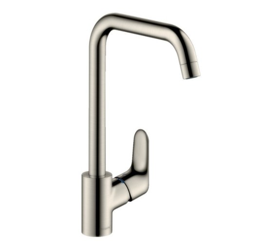 Купить купить смеситель для кухни, eco, focus m41 hansgrohe, 31821800 цвет: нержавеющая сталь