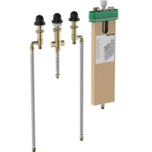 Купить купить встраиваемая часть смесителя на край ванны на 4 отверстия, sbox hansgrohe арт. 13440180