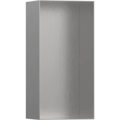 Настенный короб с открытой рамой, 30х15х10 см, XtraStoris Minimalistic Hansgrohe, 56070800 цвет: нержавеющая сталь