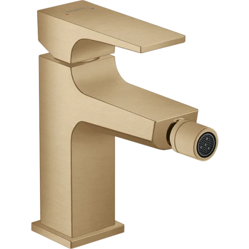 Купить купить смеситель для биде со сливным клапаном push-open, metropol hansgrohe, 32520140 цвет: бронза