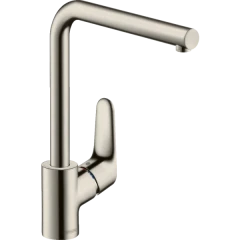 Смеситель для кухни, Eco, Focus M41 Hansgrohe, 31827800 цвет: нержавеющая сталь