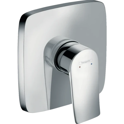 Купить купить смеситель для душа скрытого монтажа, metris hansgrohe, 31456000 цвет: хром