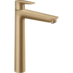 Смеситель для раковины со сливным гарнитуром, Talis E Hansgrohe, 71716140 цвет: бронза