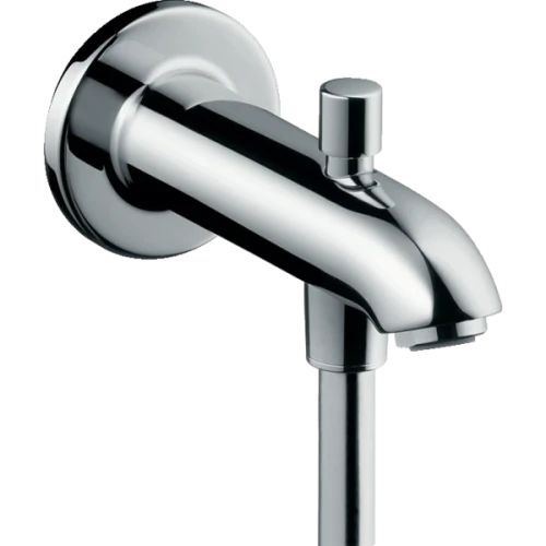 Купить купить излив для ванны с переключателем на душ, hansgrohe, 13423000 цвет: хром