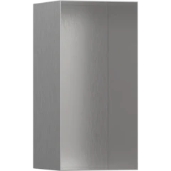 Настенный короб с открытой рамой, 30х15х14 см, XtraStoris Minimalistic Hansgrohe, 56076800 цвет: нержавеющая сталь