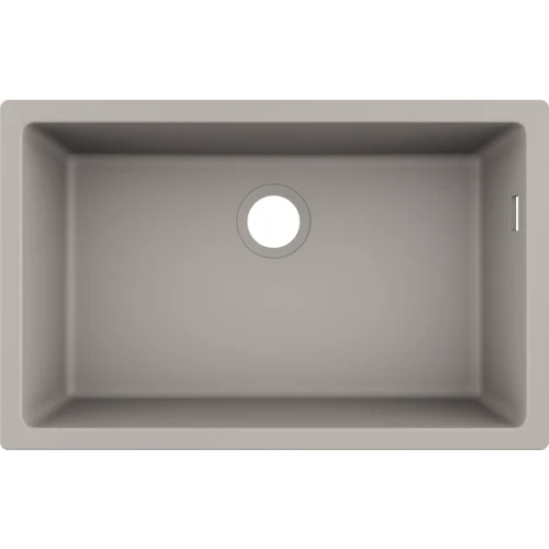 Купить купить раковина для кухни, интегрированная, s51 hansgrohe, 43432380 цвет: серый