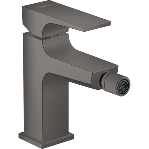 Купить купить смеситель для биде со сливным клапаном push-open, metropol hansgrohe, 32520340 цвет: черный