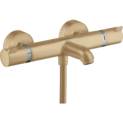 Смеситель для ванны с термостатом, Ecostat Comfort Hansgrohe, 13114140 цвет: золото